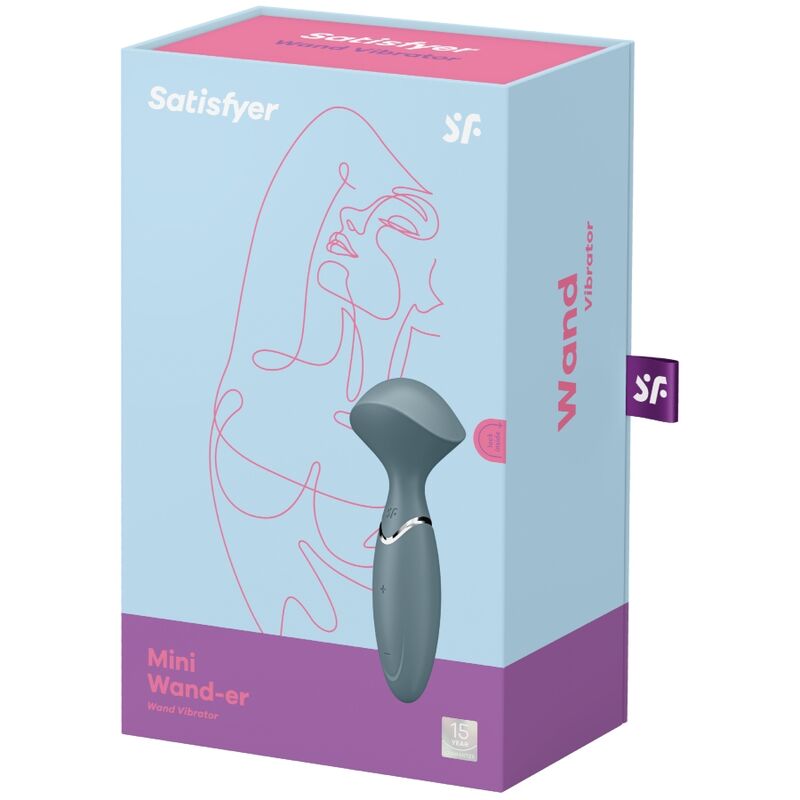 SATISFYER - MINI WOND-ER GRIS - Imagen 9