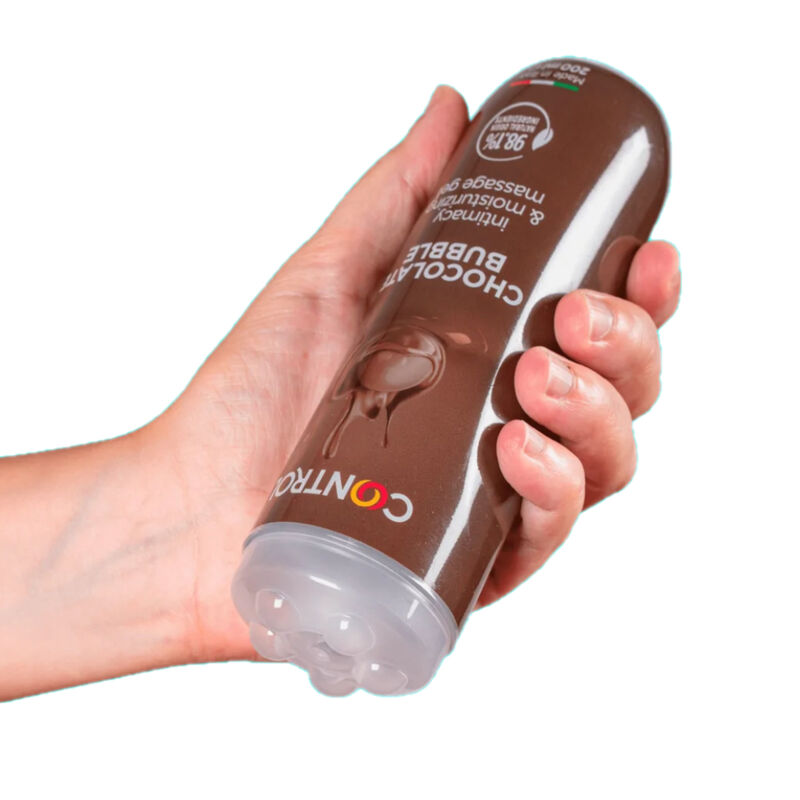 CONTROL - GEL DE MASAJE 3 EN 1 CHOCOLATE BUBBLE 200 ML - Imagen 2