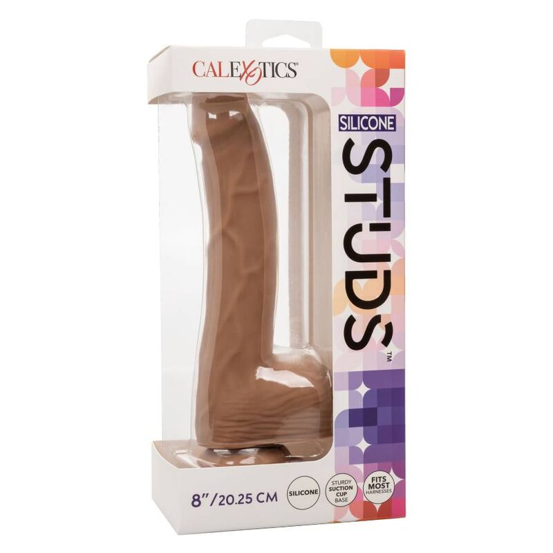 CALEXOTICS - SILICONE STUDS 20.32 CM BROWN - Imagen 5