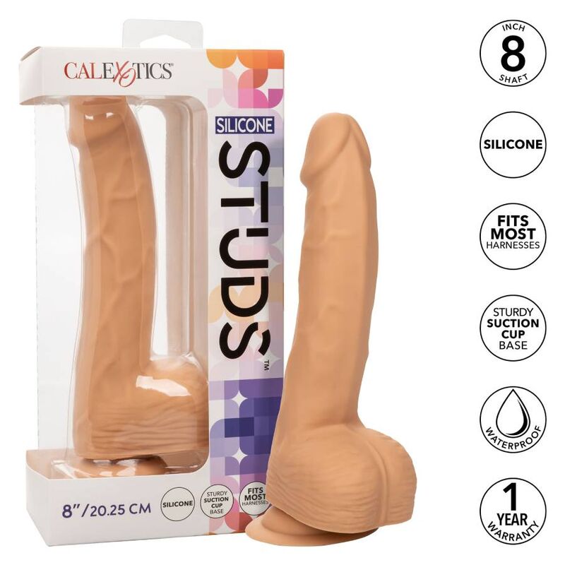 CALEXOTICS - SILICONE STUDS 20.32 CM SKIN - Imagen 8