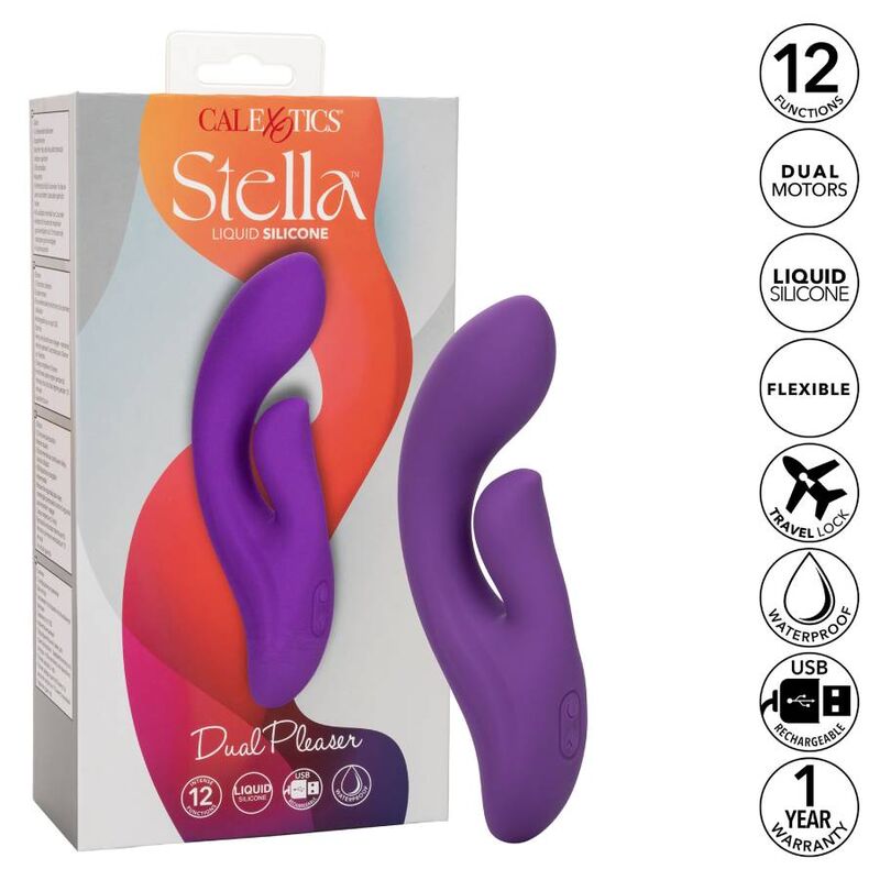 CALEXOTICS - STELLA DUAL PLEASER VIOLETA - Imagen 5