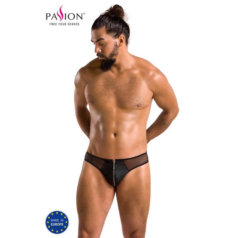 PASSION - 042 SLIP TIMMY NEGRO S/M - Imagen 7