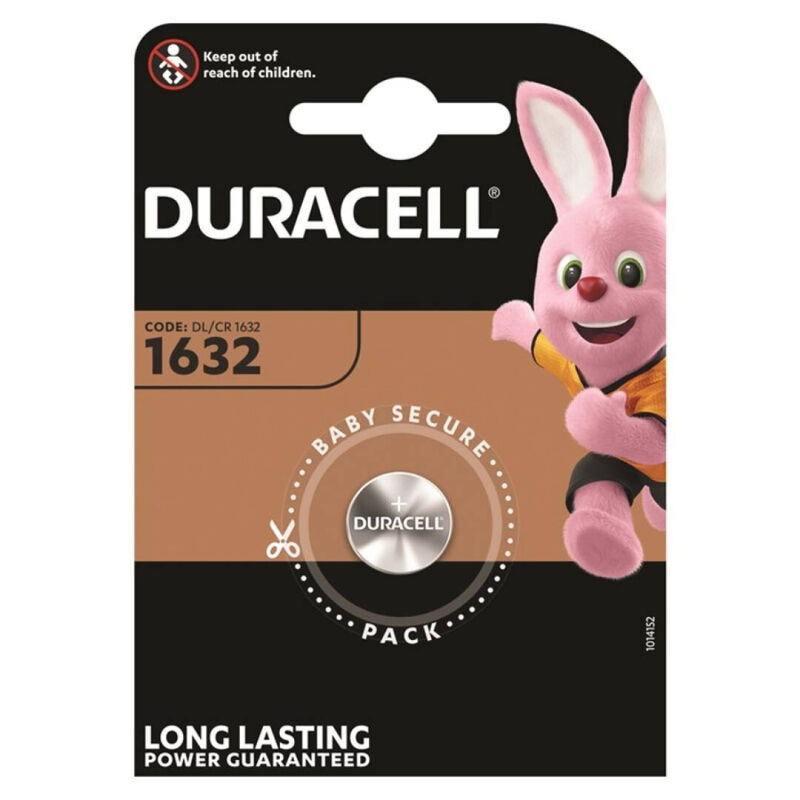 DURACELL – PILA BOTON LITIO CR1632 3V BLISTER*1