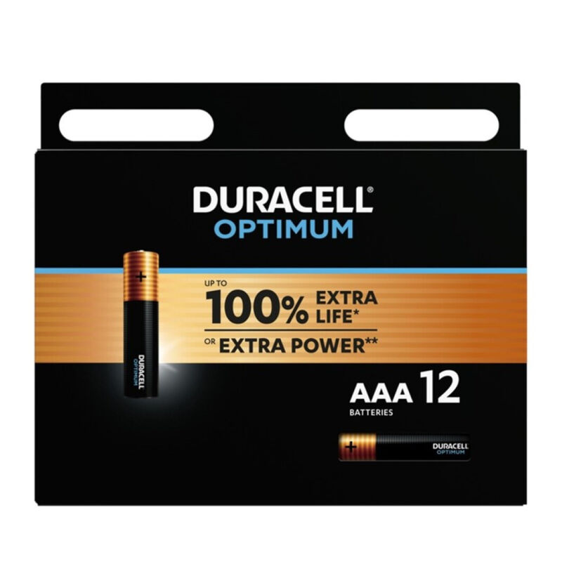 DURACELL – OPTIMUM 200 PILA ALCALINA AAA LR03 BLISTER*12