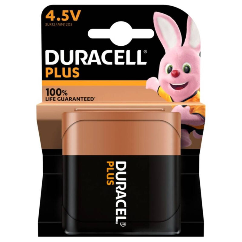 DURACELL – PLUS POWER 100 PILA ALCALINA 4,5V 3LR12 BLISTER*1