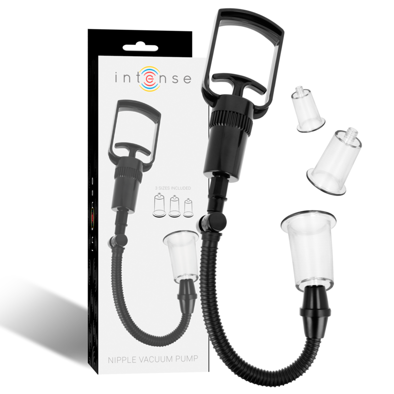 INTENSE – PUMP BOMBA PEZONES 3 COPAS INTERCAMBIABLES