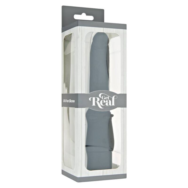 GET REAL - CLASSIC SMOOTH VIBRADOR NEGRO - Imagen 2