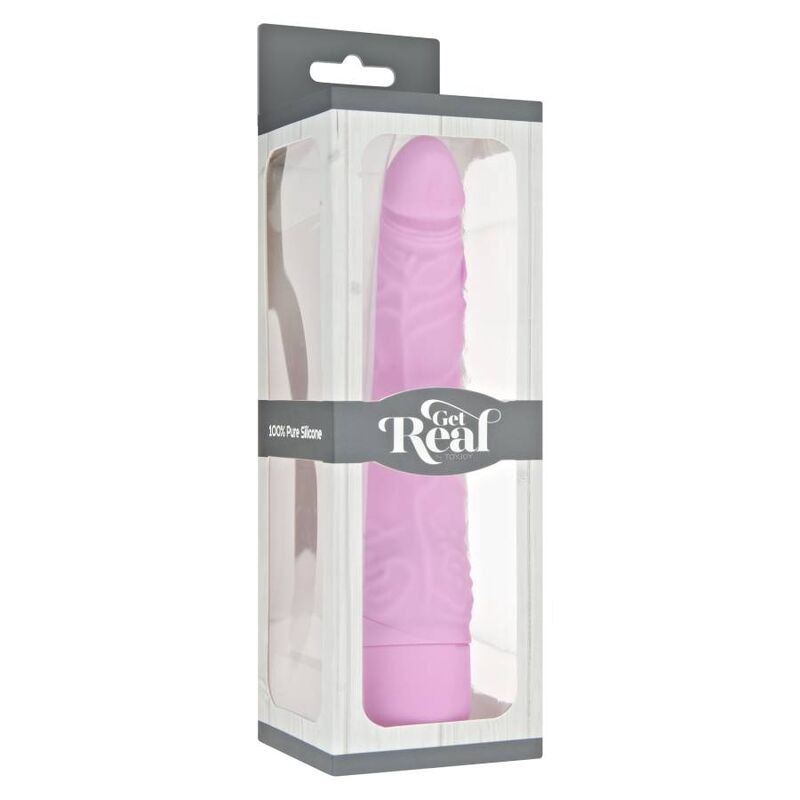 GET REAL - CLASSIC SLIM VIBRADOR ROSA - Imagen 2