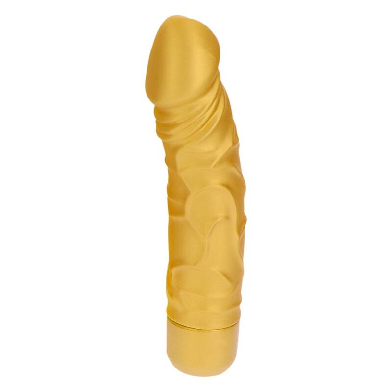 GET REAL - GOLD DICKER ORIGINAL VIBRADOR DORADO - Imagen 8