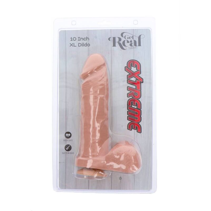 GET REAL - EXTREME XL DILDO 25,5 CM NATURAL - Imagen 2