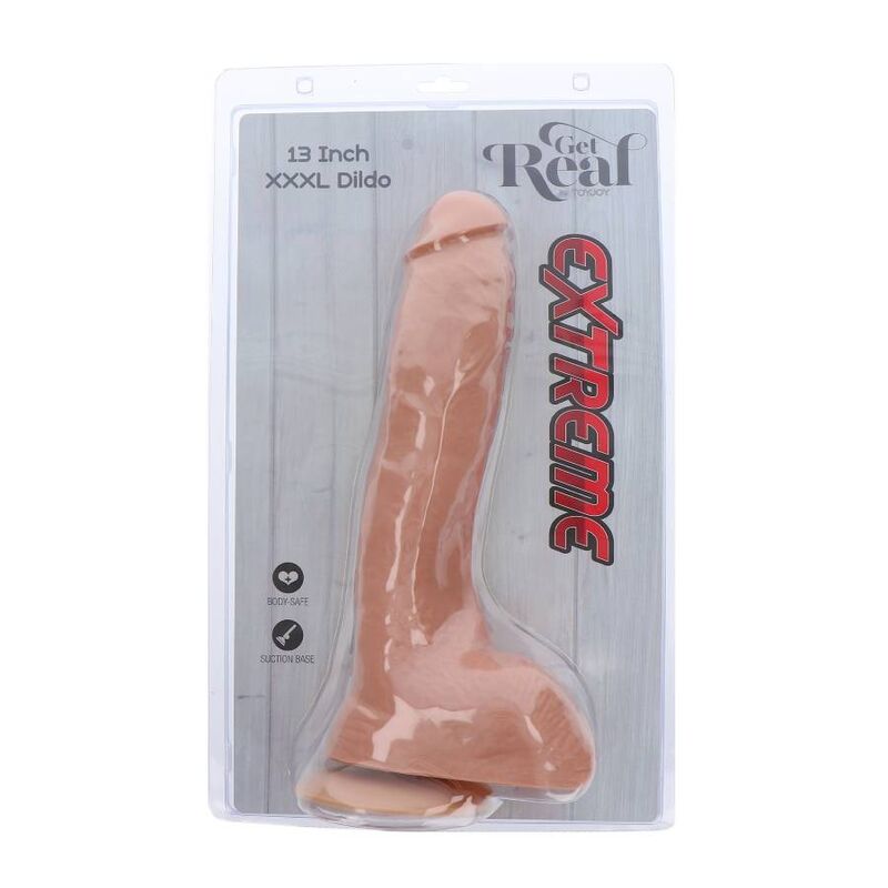GET REAL - EXTREME XXXL DILDO 34 CM NATURAL - Imagen 5