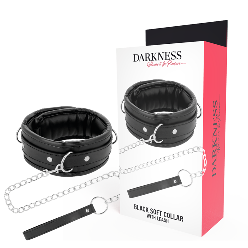 DARKNESS – COLLAR CON CADENA SOFT LEATHER