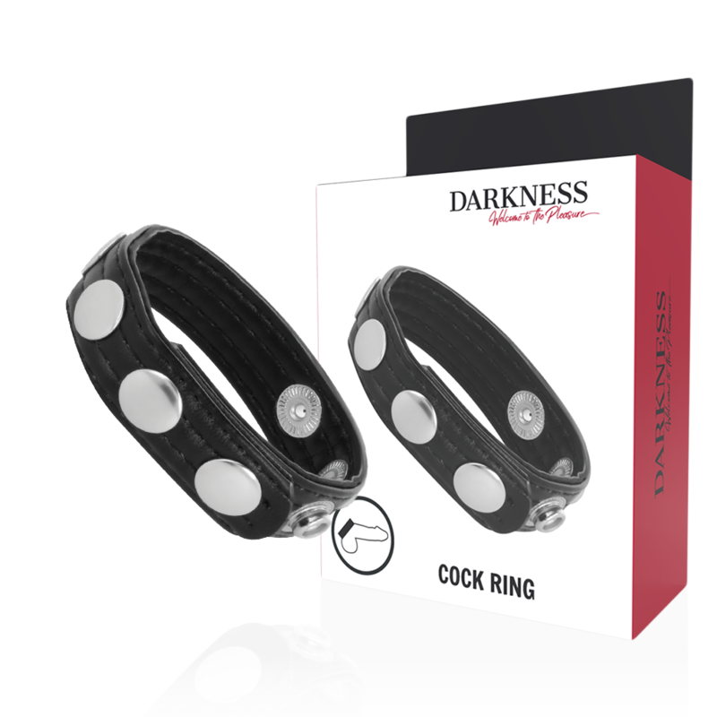 DARKNESS – LEATHER ANILLO ERECCIÓN