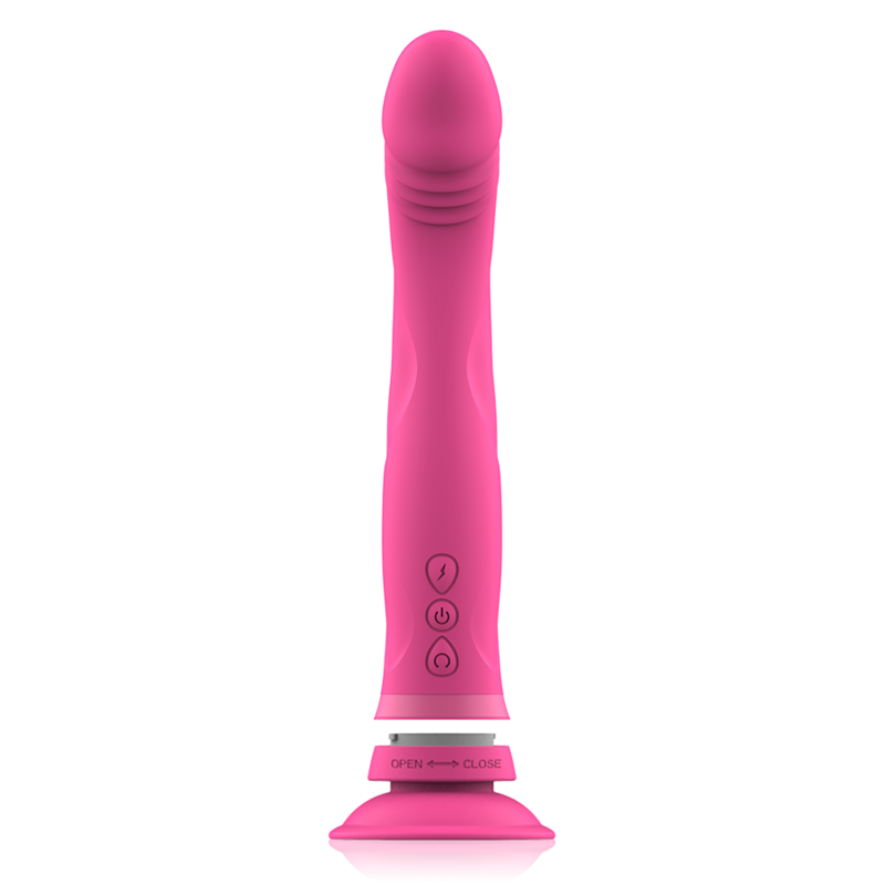 INTENSE - MICHELANGELO DILDO VIBRADOR SILICONA ROSA - Imagen 2