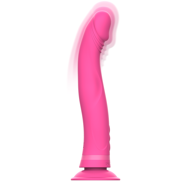 INTENSE - MICHELANGELO DILDO VIBRADOR SILICONA ROSA - Imagen 6