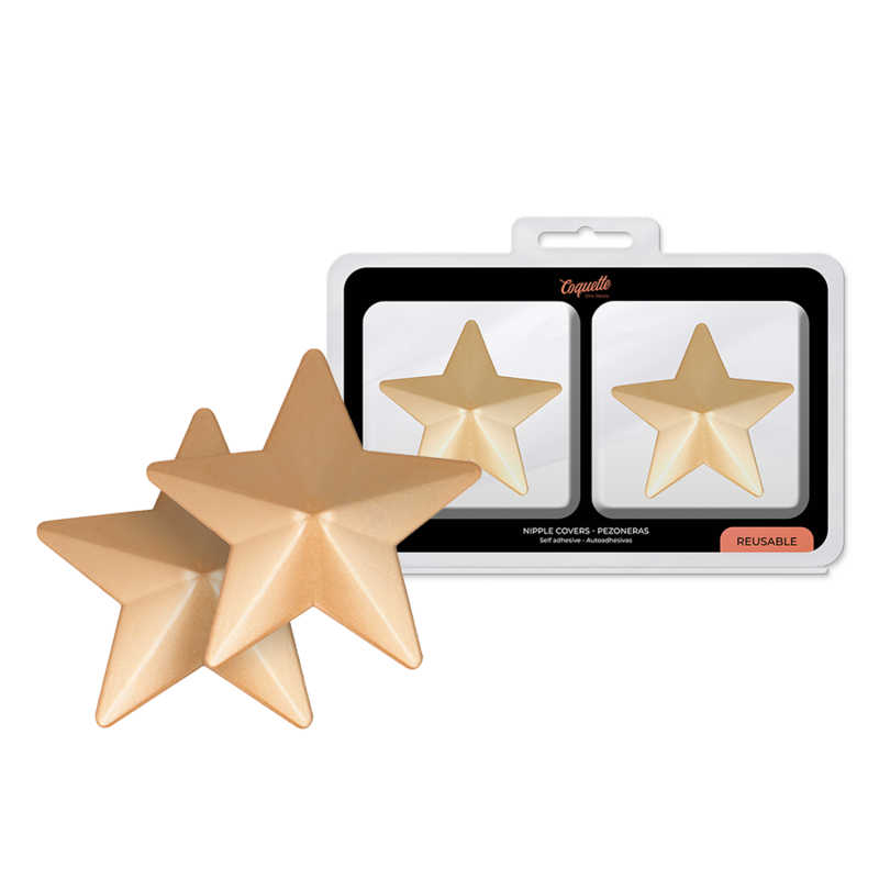 COQUETTE CHIC DESIRE – CUBRE PEZONES METAL ESTRELLAS