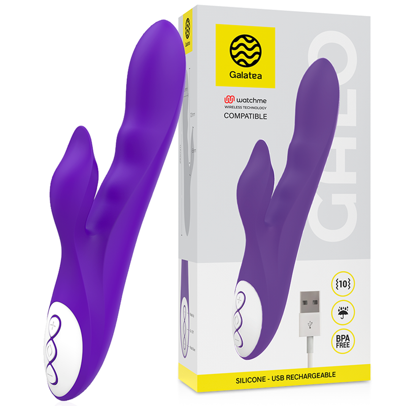 GALATEA – GALO VIBRADOR LILA COMPATIBLE CON WATCHME WIRELESS TECHNOLOGY