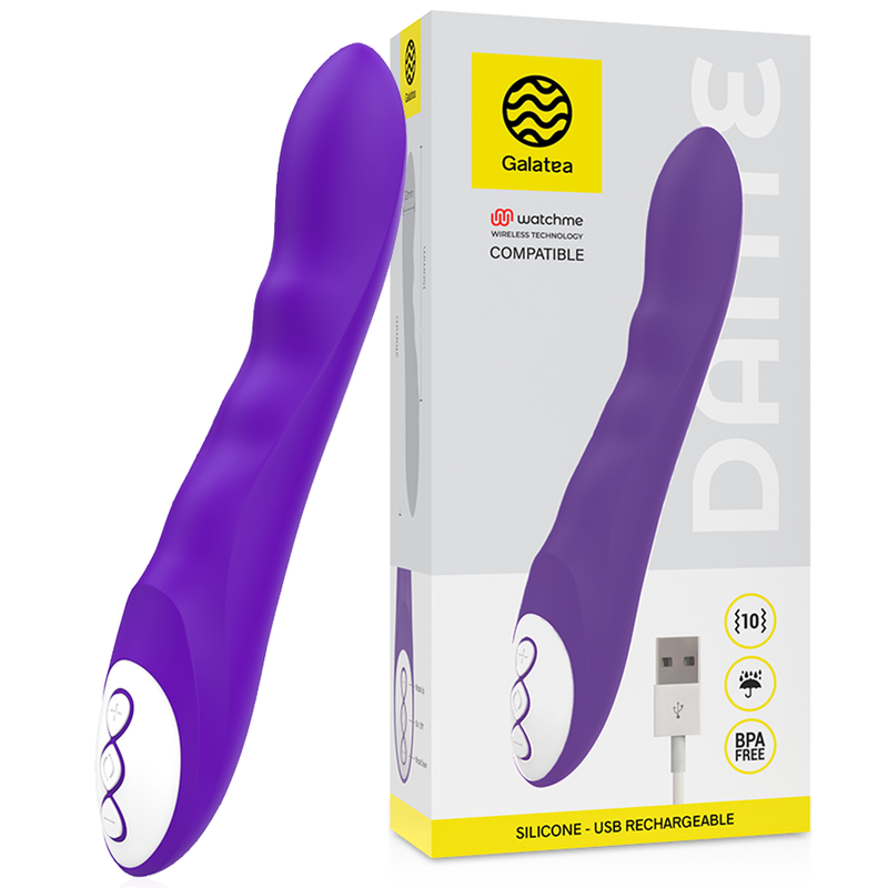 GALATEA – DANTE VIBRADOR LILA COMPATIBLE CON WATCHME WIRELESS TECHNOLOGY