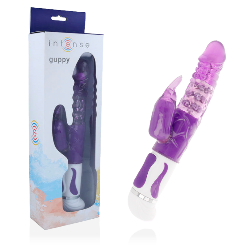 INTENSE – GUPPY VIBRADOR ROTADOR LILA
