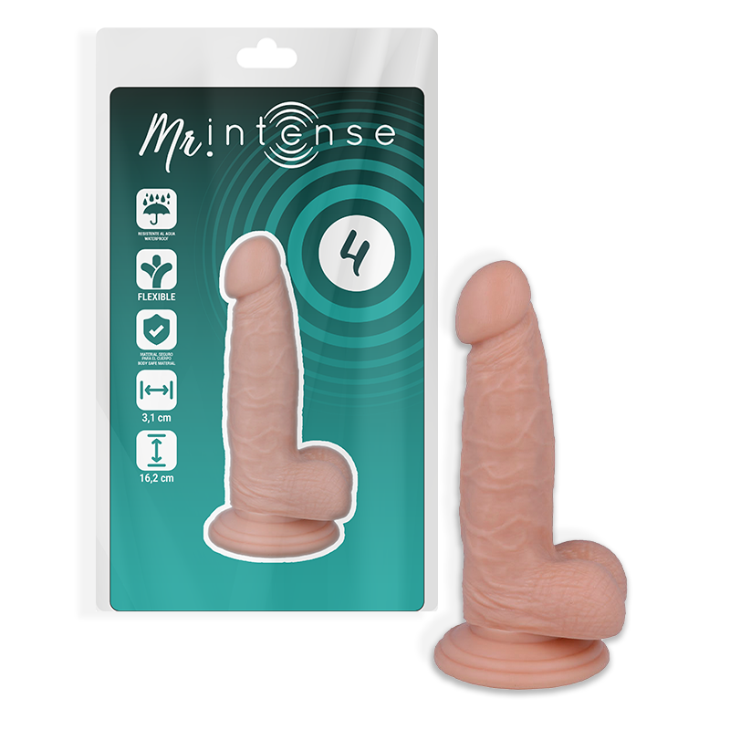 MR INTENSE – 4 PENE REALÍSTICO 16.2 CM -O- 3.1 CM
