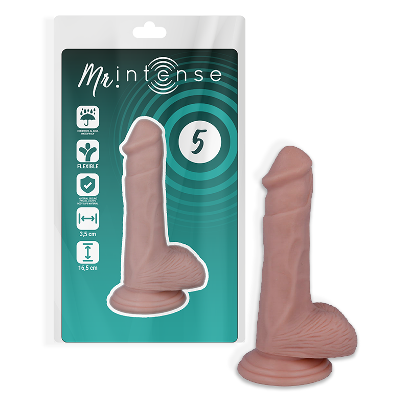 MR INTENSE – 5 PENE REALÍSTICO 16.5 CM -O- 3.5 CM