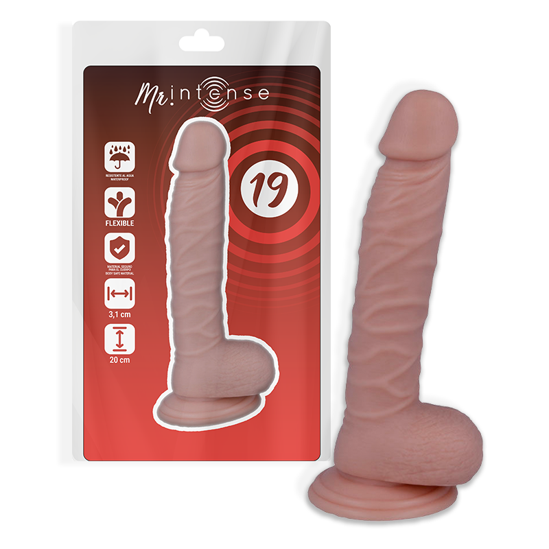 MR INTENSE – 19 PENE REALÍSTICO 20 CM -O- 3.1 CM