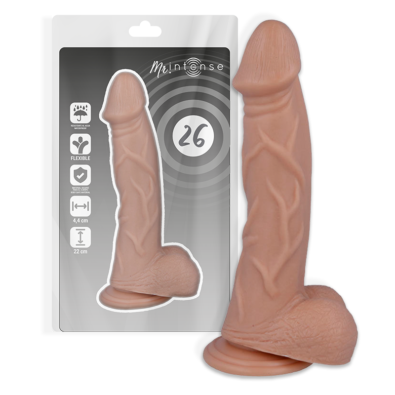 MR INTENSE – 26 PENE REALÍSTICO 22 CM -O- 4.4 CM