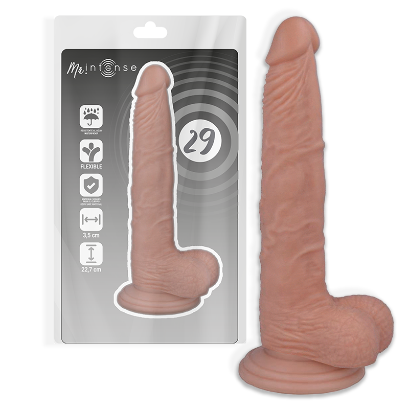 MR INTENSE – 29 PENE REALÍSTICO 22.7 CM -O- 3.5 CM