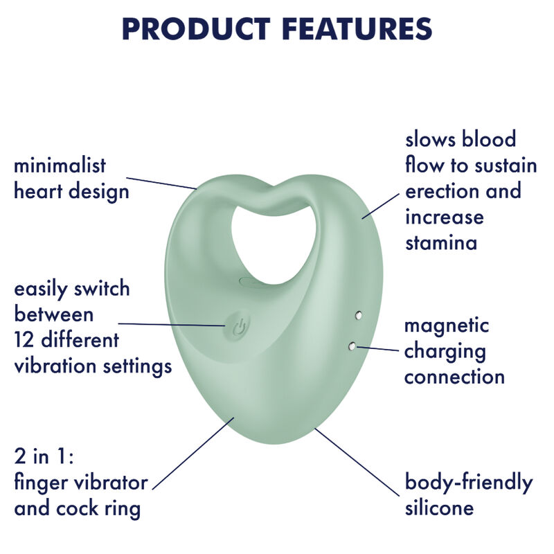 SATISFYER - PERFECT PAIR 3 VERDE - Imagen 4