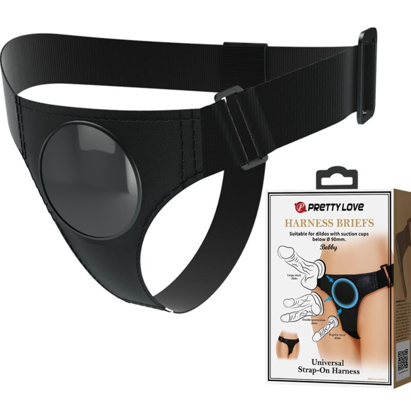 PRETTY LOVE - ARNÉS UNIVERSAL NEGRO - Imagen 3