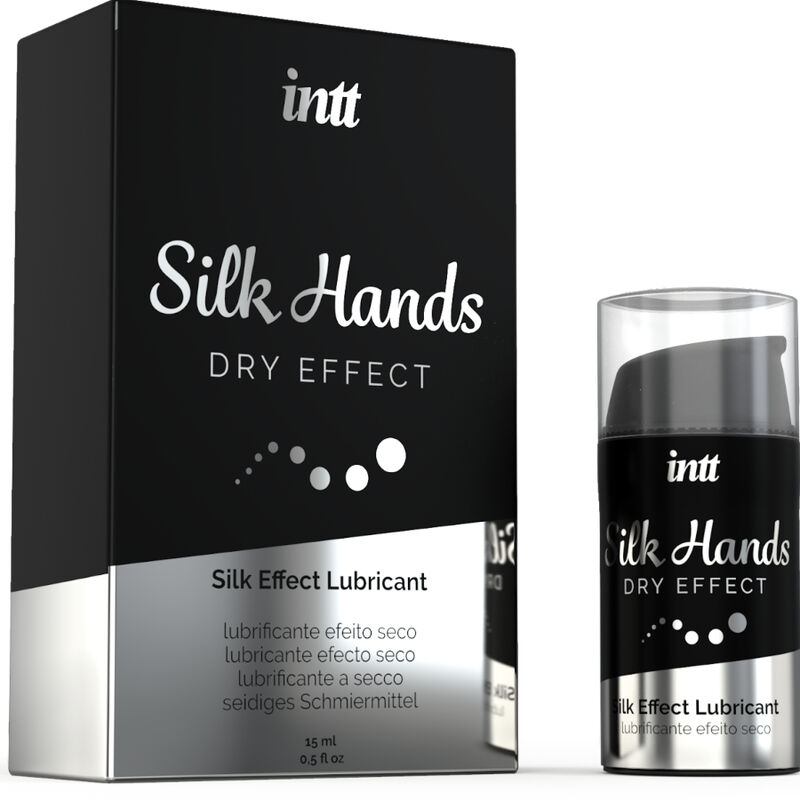 INTT LUBRICANTS - SILK HANDS LUBRICANTE FORMULA CONCENTRADA DE SILICONA 15 ML - Imagen 3