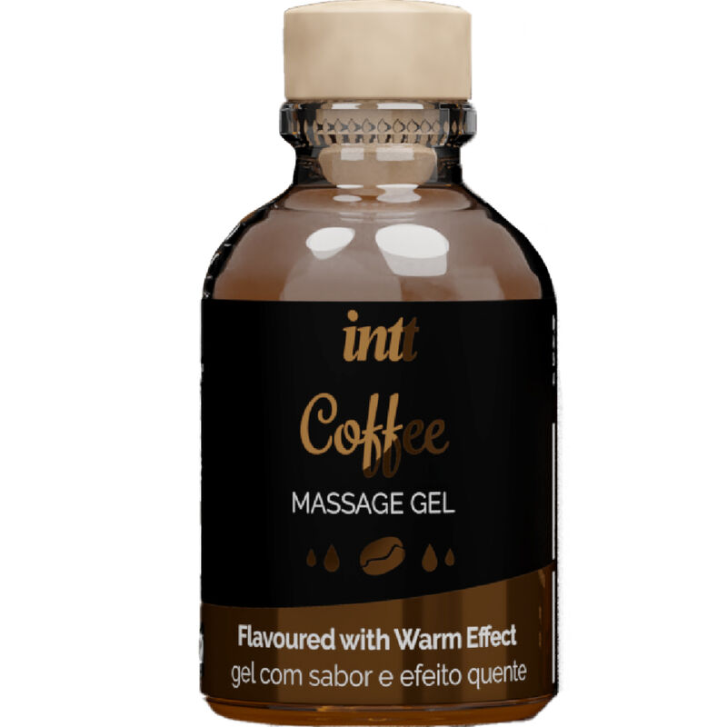 INTT MASSAGE & ORAL SEX – GEL DE MASAJE SABOR A CAFÉ EFECTO CALOR