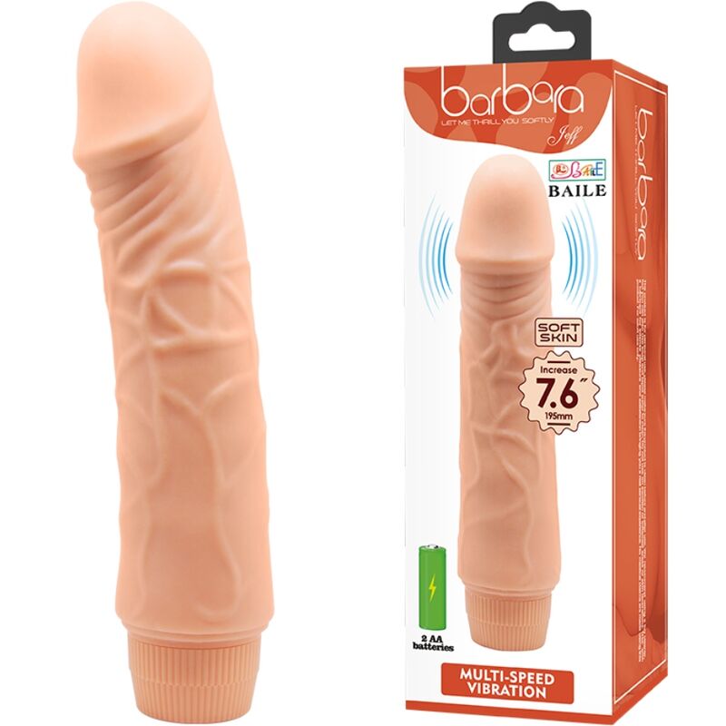 BAILE - BARBARA VIBRADOR REALÍSTICO 20 CM - Imagen 8