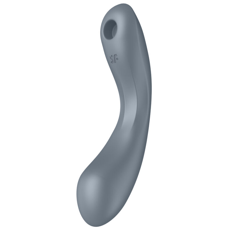 SATISFYER - CURVE TRINITY 1 AIR PULSE VIBRATION GRIS - Imagen 8