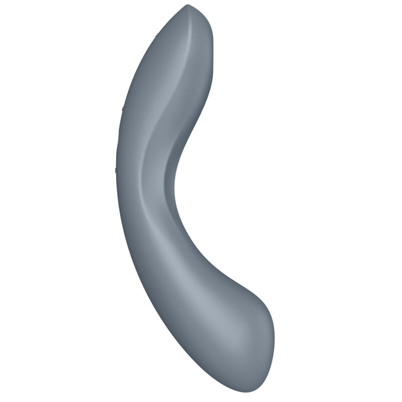 SATISFYER - CURVE TRINITY 1 AIR PULSE VIBRATION GRIS - Imagen 7