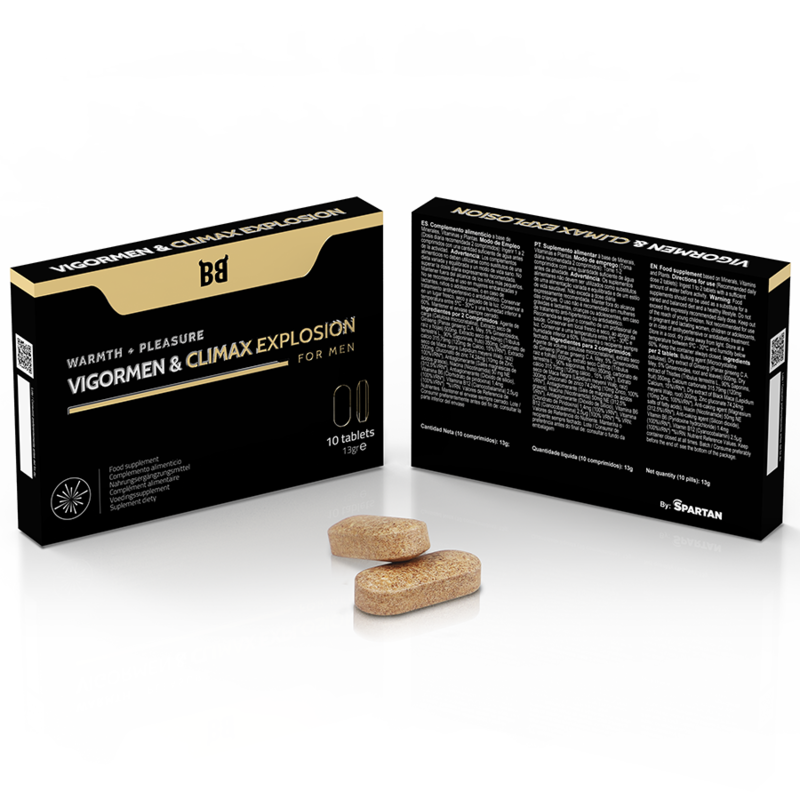 BLACK BULL - VIGORMEN & CLIMAX EXPLOSION MAYOR PLACER PARA HOMBRE 10 CÁPSULAS - Imagen 2
