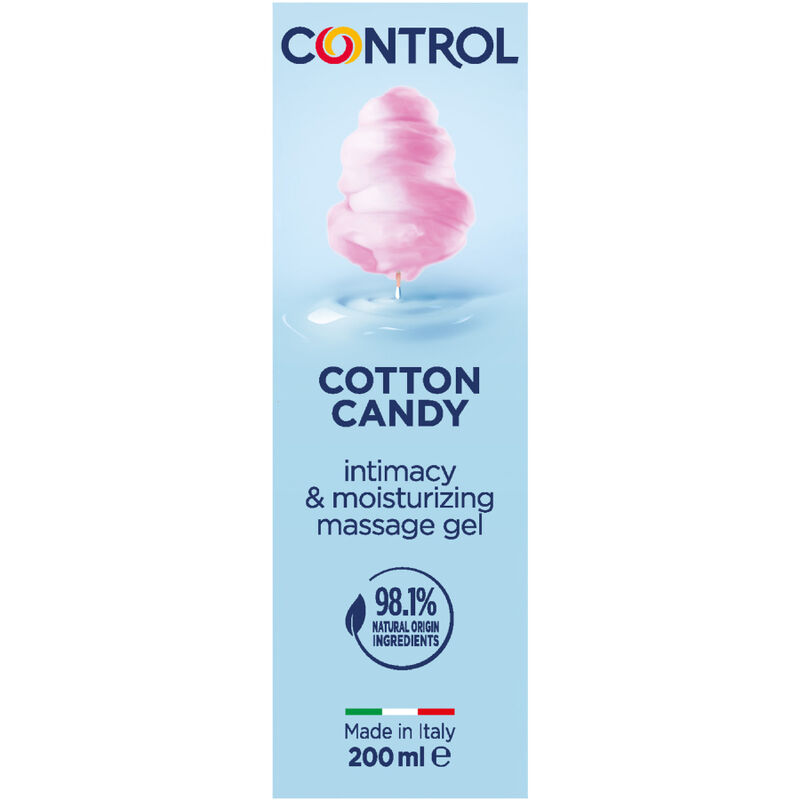 CONTROL - MASAJE GEL 3 EN 1 ALGODÓN DE AZÚCAR 200 ML - Imagen 3