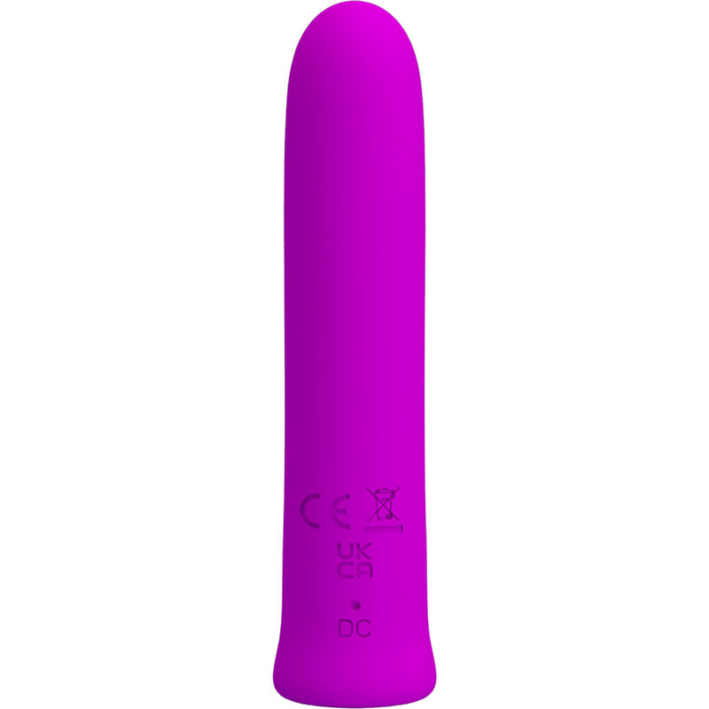 PRETTY LOVE - CURTIS MINI VIBRADOR SUPER POWER 12 VIBRACIONES SILICONA VIOLETA - Imagen 6