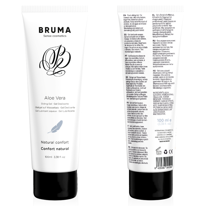 BRUMA – GEL DESLIZANTE CON ALOE VERA CONFORT NATURAL 100 ML