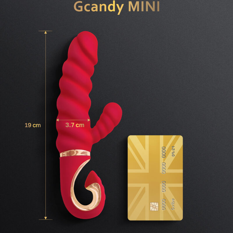 G-VIBE - GCANDY MINI VIBRADOR SILICIONA ROJO - Imagen 2