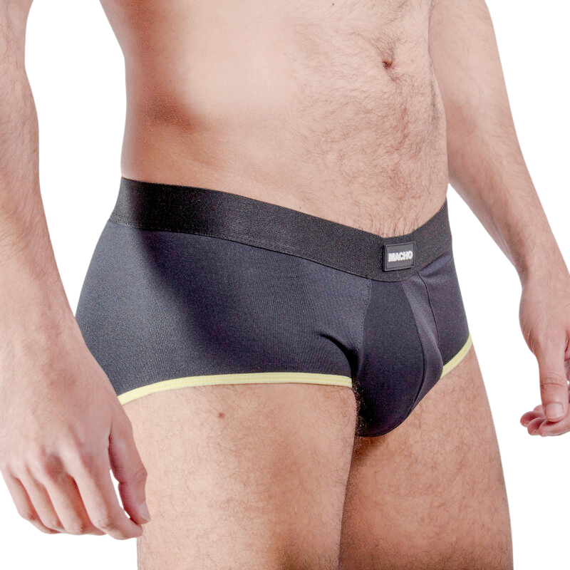 MACHO - MS24A CALZONCILLO BRIEF DARK AMARILLO L - Imagen 6