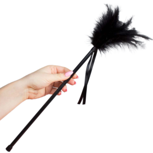SECRETPLAY – PLUMERO PLUMAS NEGRO 40 CM