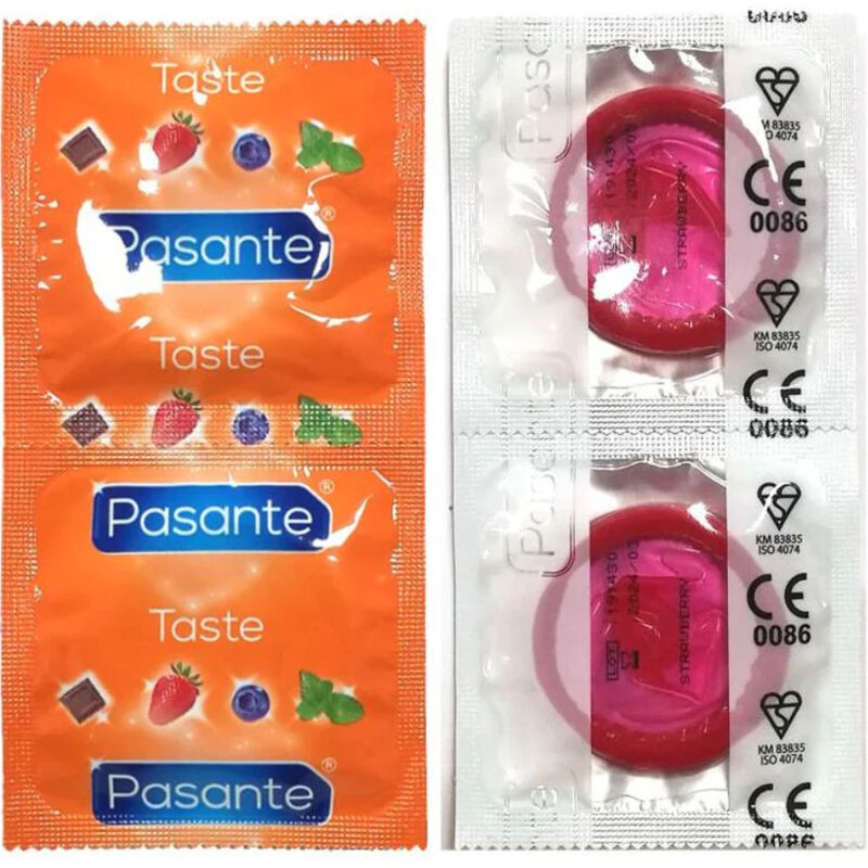 PASANTE – PRESERVATIVO SABOR FRESA BOLSA 144 UNIDADES
