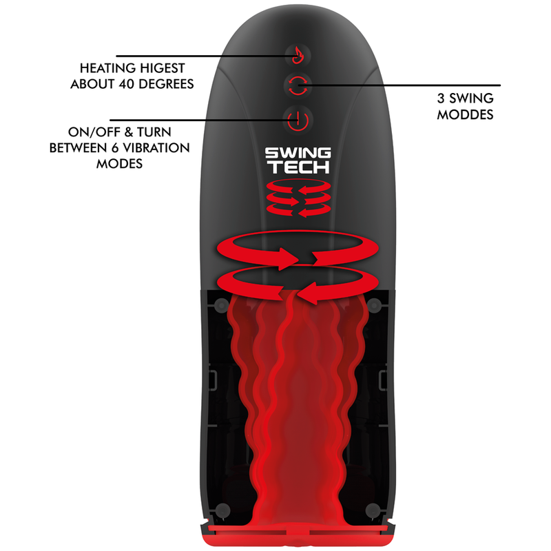 JAMYJOB - SWING-R MASTURBADOR DE CALOR, OSCILACIÓN Y VIBRACIÓN - Imagen 2