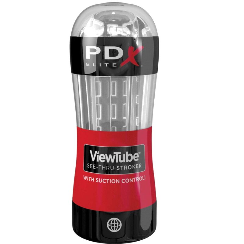 PDX ELITE – MASTURBADOR STROKER VIEWTUBE CONTROL SUCCIONADOR TRANSPARENTE