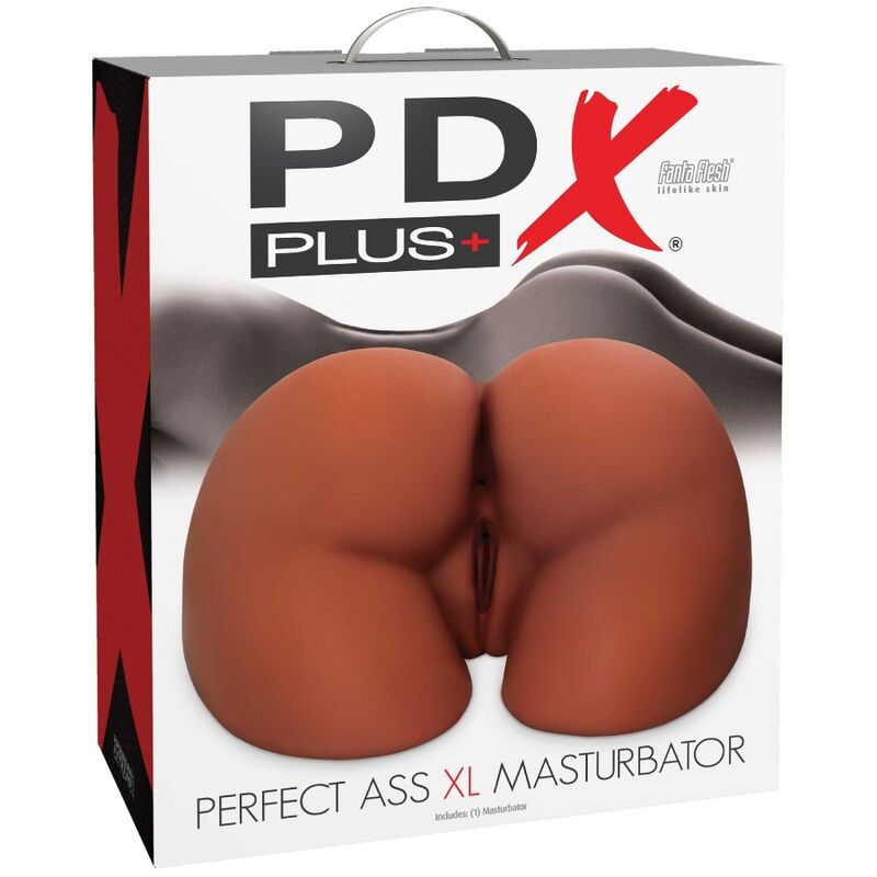 PDX PLUS - MASTURBADOR PERFECT ASS XL DOBLE ENTRADA MARRON - Imagen 3