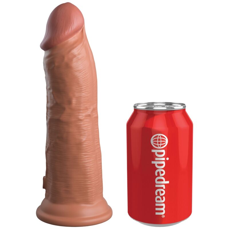KING COCK – ÉLITE DILDO REALÍSTICO SILICONA 20.3 CM CARAMELO
