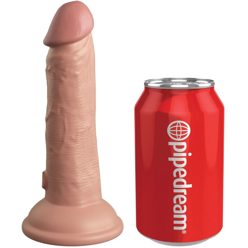 KING COCK – ÉLITE DILDO REALÍSTICO VIBRADOR & SILICONA 15.2 CM