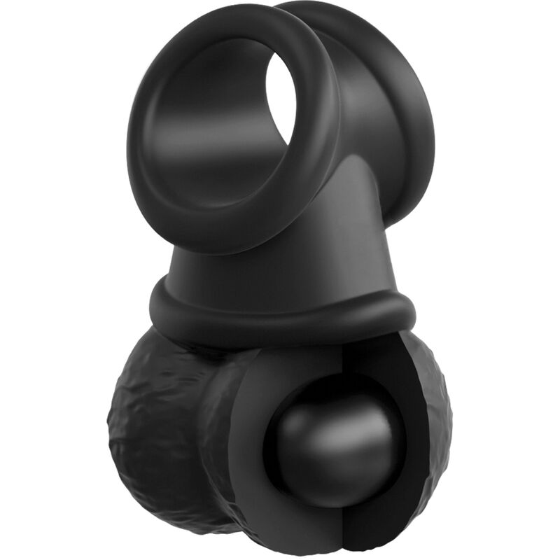 KING COCK - ELITE KIT ARNES AJUSTABLE DELUXE ANILLO CON TESTICULOS & DILDO 20.3 CM - Imagen 12