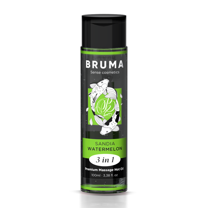 BRUMA - ACEITE DE MASAJE PREMIUM EFECTO CALOR SABOR SANDÍA 3 EN 1 - 100 ML - Imagen 4